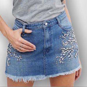 Free People Shine Bright Shine Jean Mini S…